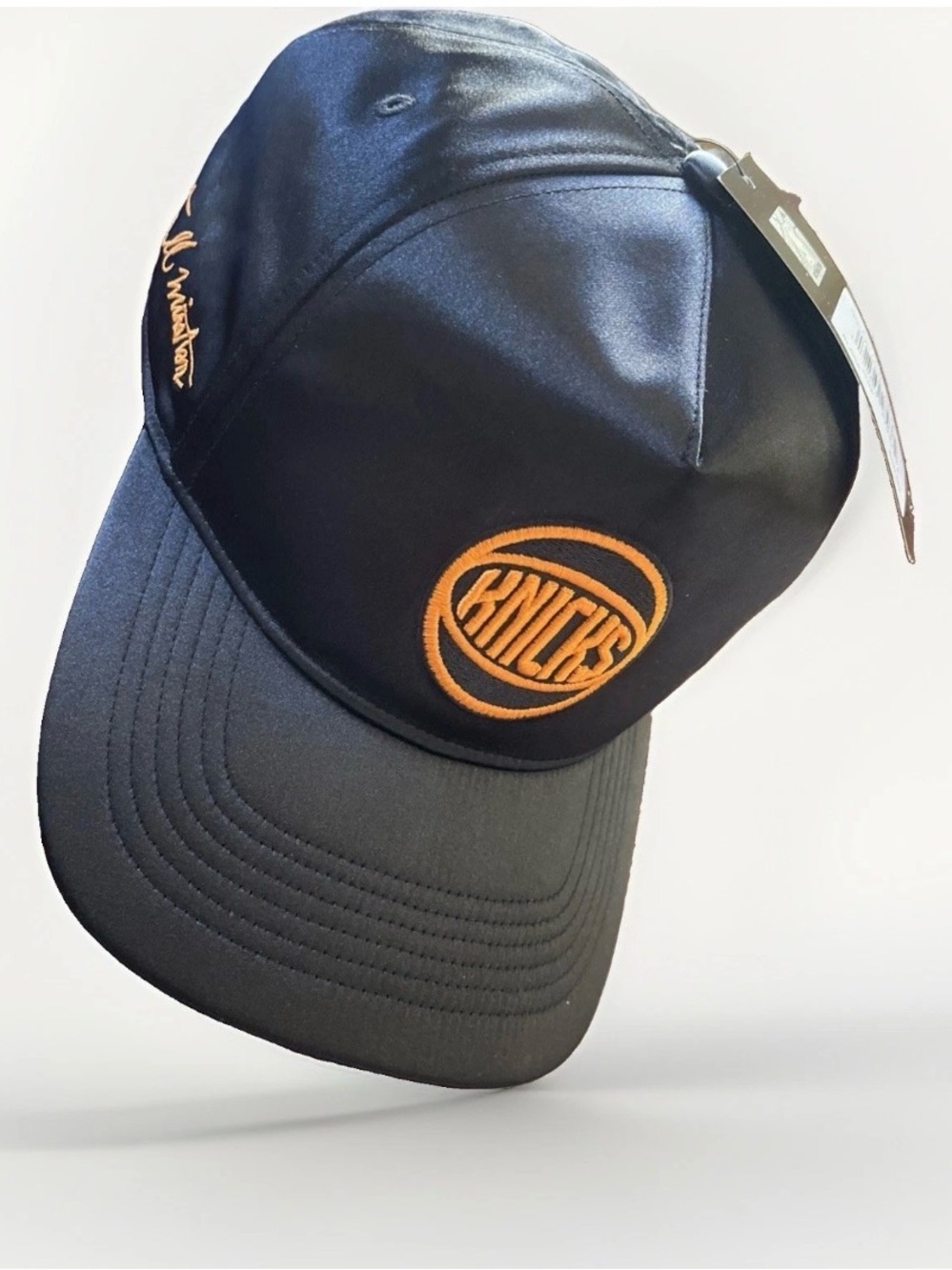 New York Knicks Hat 47 Brand X Tyrell Winston Hitch Black Satin Snapback NWT HTF